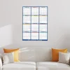 Calendario de Pared 2025 XXL – Planificador Anual Vertical u Horizontal 60x91 cm