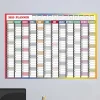 Calendario de Pared 2025 Reutilizable – Planificador Anual 74x52 cm con To-Do List y Agenda