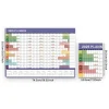 Calendario de Pared 2025 Reutilizable – Planificador Anual 74x52 cm con To-Do List y Agenda