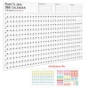 Calendario Kawaii 2025 de Pared – Planificador Anual 74x52 cm con To Do List y Agenda