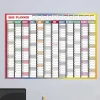 Calendario de Pared 2025 Reutilizable – Planificador Anual 74x52 cm con To-Do List y Agenda
