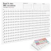Calendario Kawaii 2025 de Pared – Planificador Anual 74x52 cm con To Do List y Agenda