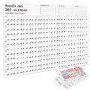 Calendario Kawaii 2025 de Pared – Planificador Anual 74x52 cm con To Do List y Agenda
