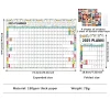 Calendario de Pared 2025 Reutilizable – Planificador Anual 74x52 cm con To-Do List y Agenda