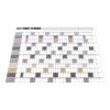 Yearly Wall Calendar Large 2026 Wall Calendar Poster 12 Month Paper Big Planner Monthly Giant Annual Planner For School