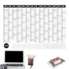 Calendario de Pared 2025 – Planificador Anual Flexible 74x52 cm para Escuela, Hogar u Oficina
