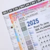 2025 2024 Calendar Planner Sheet Large Wall Calendar Kawaii To Do List Planner Target List Schedule Organizer Office Supplies