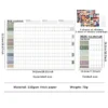 2025 2024 Calendar Planner Sheet Large Wall Calendar Kawaii To Do List Planner Target List Schedule Organizer Office Supplies