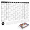 2025 2024 Calendar Planner Sheet Large Wall Calendar Kawaii To Do List Planner Target List Schedule Organizer Office Supplies