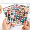 2025 365 Day Poster Calendar Annual Wall Calendar With Colored Stickers Wall Hanging Yearly Planner Monthly Home Accessories