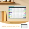 Yearly Wall Calendar Large 2026 Wall Calendar Poster 12 Month Paper Big Planner Monthly Giant Annual Planner For School
