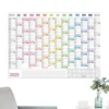 2025 365 Day Poster Calendar Annual Wall Calendar With Colored Stickers Wall Hanging Yearly Planner Monthly Home Accessories