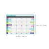 Yearly Wall Calendar Large 2026 Wall Calendar Poster 12 Month Paper Big Planner Monthly Giant Annual Planner For School