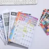 2025 2024 Calendar Planner Sheet Large Wall Calendar Kawaii To Do List Planner Target List Schedule Organizer Office Supplies