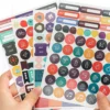 2025 365 Day Poster Calendar Annual Wall Calendar With Colored Stickers Wall Hanging Yearly Planner Monthly Home Accessories