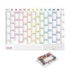 2025 365 Day Poster Calendar Annual Wall Calendar With Colored Stickers Wall Hanging Yearly Planner Monthly Home Accessories