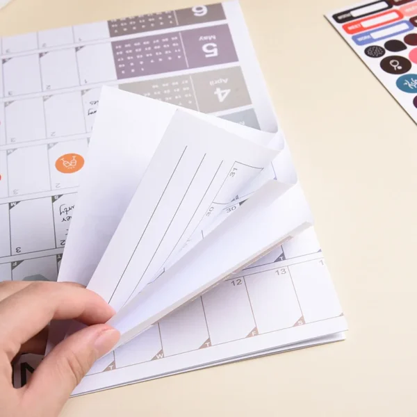 2025 2024 Calendar Planner Sheet Large Wall Calendar Kawaii To Do List Planner Target List Schedule Organizer Office Supplies