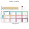 Annual Wall Calendar 2026 Dry Erase Laminated 12 Month Schedule With Pen Eraser Board Vertical Dry Erase Yearly Planner