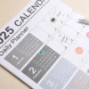 2025 2024 Calendar Planner Sheet Large Wall Calendar Kawaii To Do List Planner Target List Schedule Organizer Office Supplies