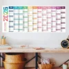 Annual Wall Calendar 2026 Dry Erase Laminated 12 Month Schedule With Pen Eraser Board Vertical Dry Erase Yearly Planner