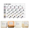 Yearly Wall Calendar Large 2026 Wall Calendar Poster 12 Month Paper Big Planner Monthly Giant Annual Planner For School