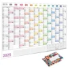2025 365 Day Poster Calendar Annual Wall Calendar With Colored Stickers Wall Hanging Yearly Planner Monthly Home Accessories