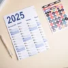 2025 2024 Calendar Planner Sheet Large Wall Calendar Kawaii To Do List Planner Target List Schedule Organizer Office Supplies