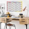 2025 Yearly Wall Calendar Full Year Annual Wall Calendar in One Page 12 Month Planner with Stickers for Office School Supplies