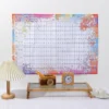 2025 2024 Calendar Planner Sheet Large Wall Calendar Kawaii To Do List Planner Target List Schedule Organizer Office Supplies