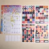 2025 2024 Calendar Planner Sheet Large Wall Calendar Kawaii To Do List Planner Target List Schedule Organizer Office Supplies