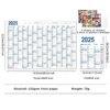 2025 2024 Calendar Planner Sheet Large Wall Calendar Kawaii To Do List Planner Target List Schedule Organizer Office Supplies