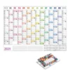 2025 365 Day Poster Calendar Annual Wall Calendar With Colored Stickers Wall Hanging Yearly Planner Monthly Home Accessories